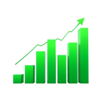 pngtree-green-bar-chart-with-upward-trend-line-png-image_15311566